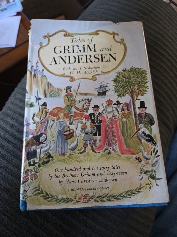 Tales of Grimm and Andersen; 1952 Modern Library Giant HCDJ