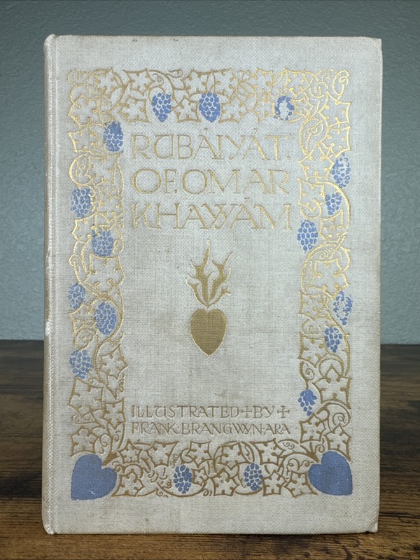 RUBAIYAT OF OMAR 1ST T.N.FOULIS EDITION BRANGWYN ILL.~SIGNED BY EDEN PHILLPOTTS
