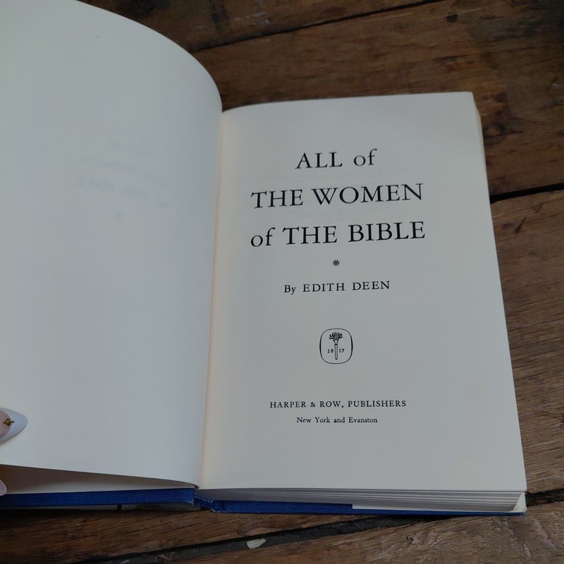 All of the Women of the Bible Edith Deen 1955 HBDJ Harper & Row 316 Biographies gallery