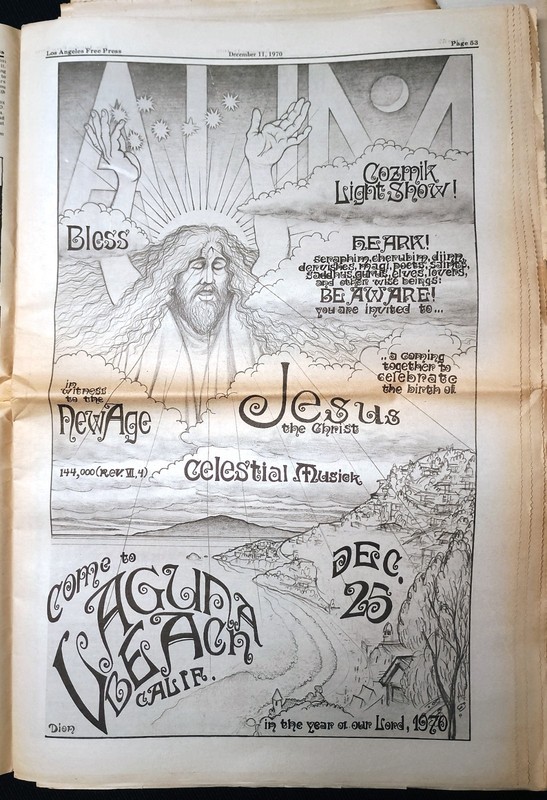 1970 newspaper LOS ANGELES FREE PRESS Freak Bros CHARLES MANSON Harlan Ellison gallery