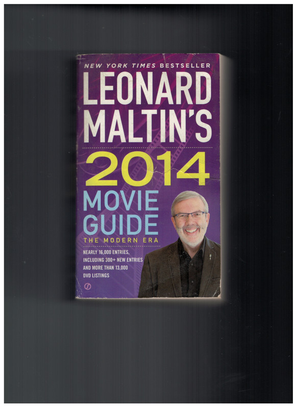 LEONARD MALTIN’S 2014 MOVIE GUIDE – MORE THAN 1,600 PAGES! 1ST PRINTING