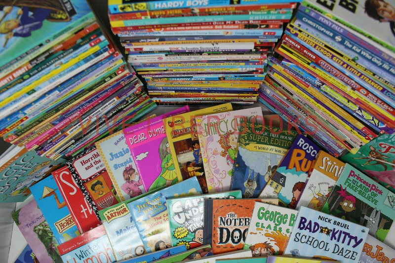 Bulk/Huge Lot of 50 of Children's Kids Chapter Books - Random - Free Shipping! gallery