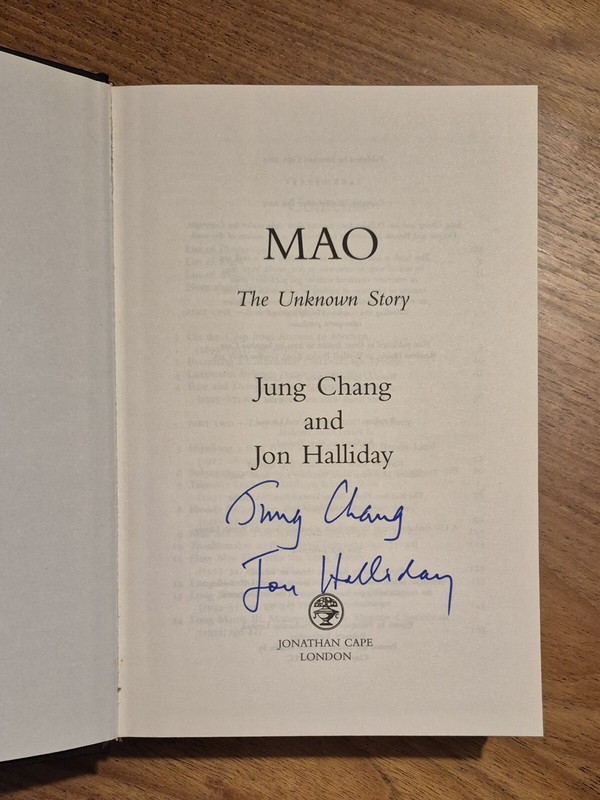 First Edition Signed By Authors: Mao: The Unknow Story, Jung Chang, Jon Halliday gallery