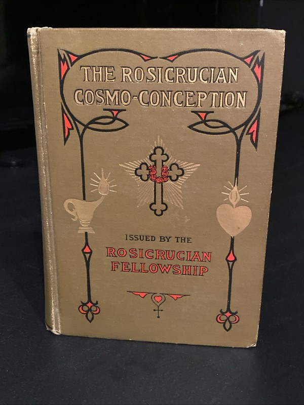1909 RARE 1st Ed. HC Book * The Rosicrucian Cosmo-Conception * Max Heindel