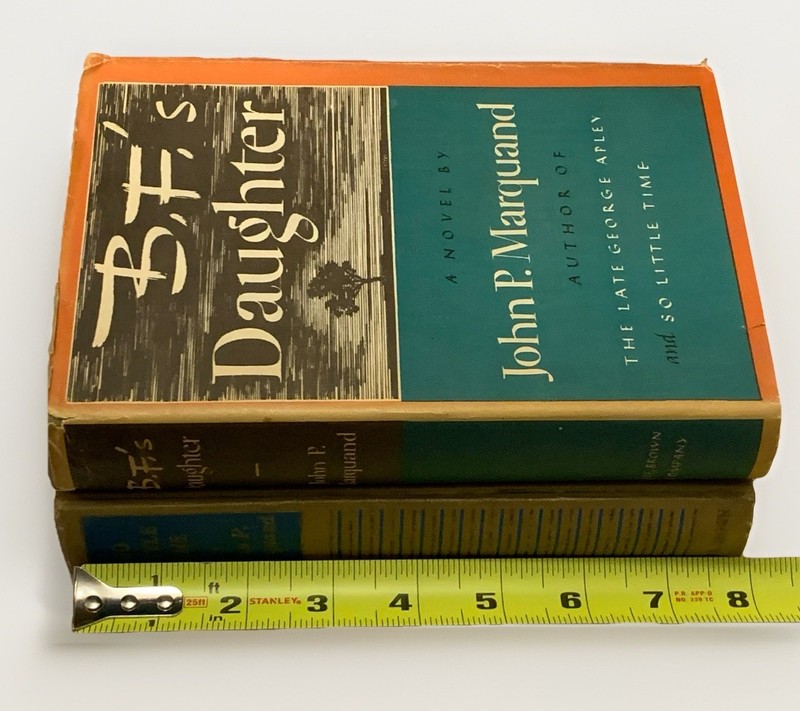 BFs Daughter John P Marquand 1st Edition So Little Time Staging VTG Decor 1940s gallery