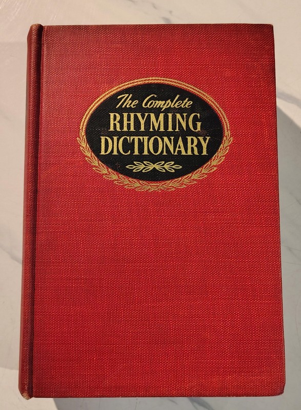 THE COMPLETE RHYMING DICTIONARY AND POET’S CRAFT BOOK By Clement Wood