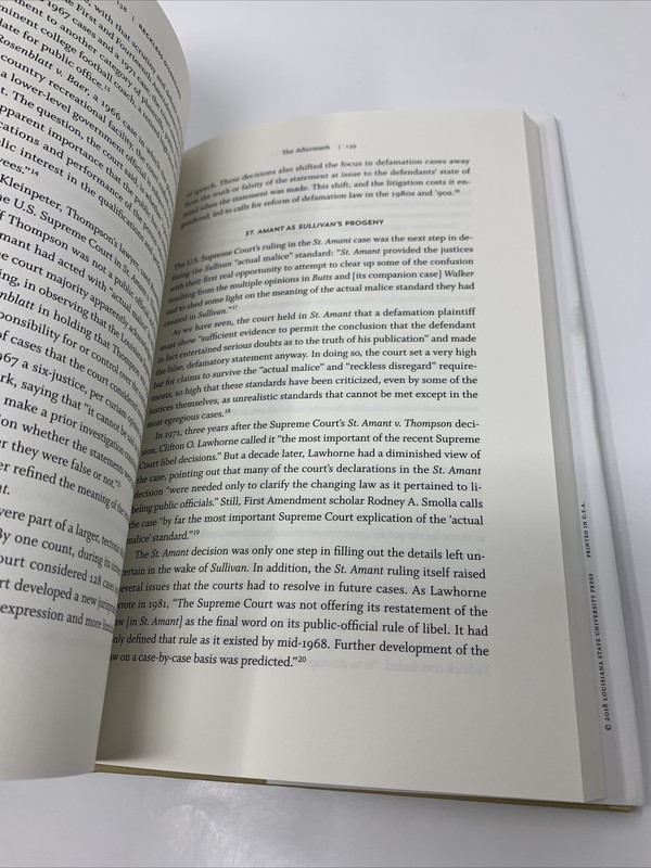 Reckless Disregard St. Amant V. Thompson and the Transformation of Libel Law gallery