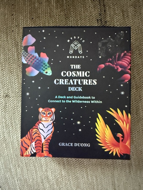 Cosmic Creatures Oracle Card Deck & Guidebook New In Box Animal Design Tarot