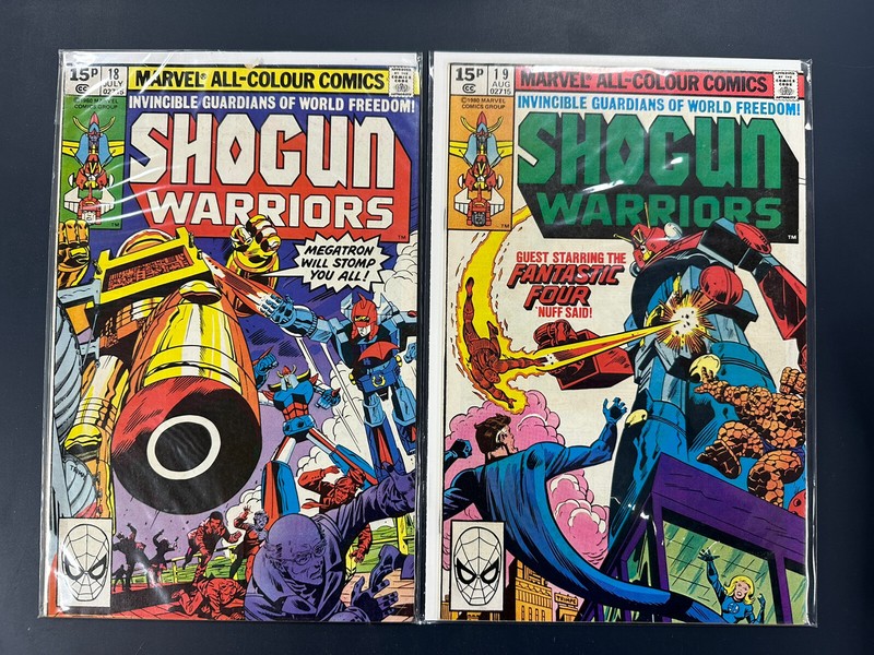 SHOGUN WARRIORS 4 10 13 15 16 17 18 19 20 Marvel 9 Issues In Total 1979 Near Run gallery