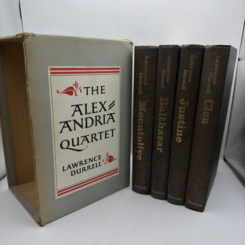 The Alexandria Quartet Lawrence Durrell Slipcase Complete 4 Book Box Set 1961