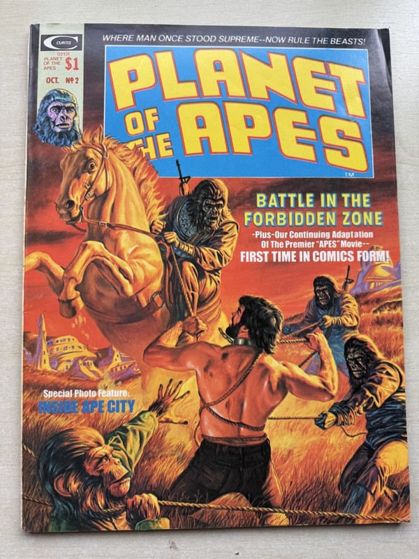 Planet of the Apes #2 VF- (7.5) magazine 1974 «Terror on the Planet of the Apes»