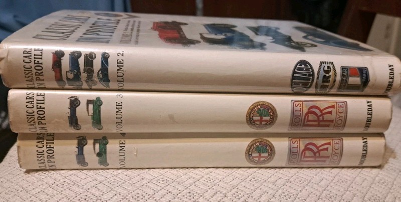 Classic Cars in Profile Volumes 2 3 4 Anthony Harding 3 Books HC Ex Library gallery
