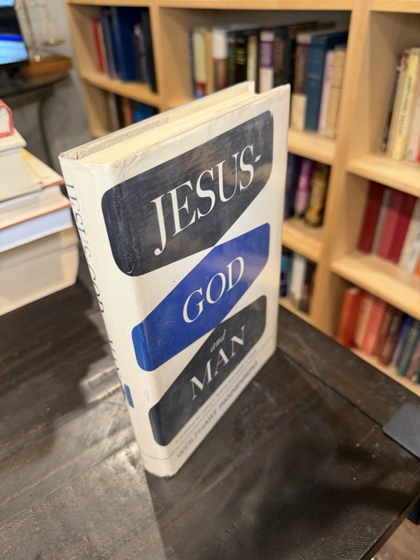 JESUS GOD AND MAN By Wolfhart Pannenberg Hardcover 1968 Westminster Press HB DJ gallery