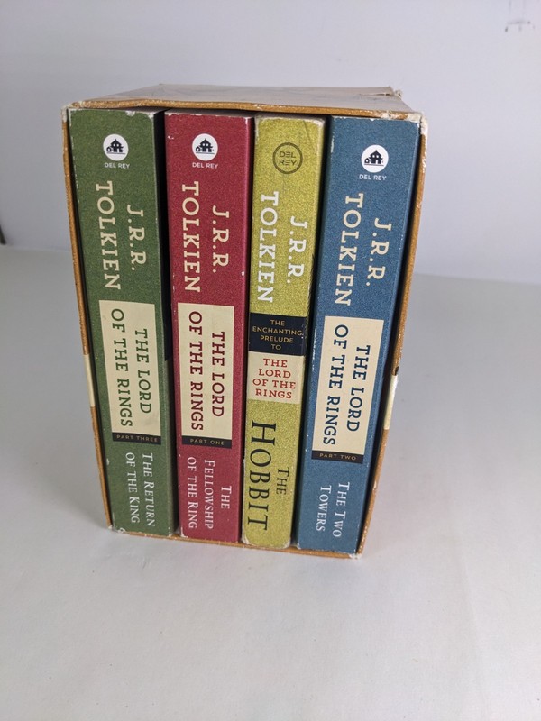 J.R.R. Tolkien The Hobbit & The Lord of the Rings Box Set Del Rey Books Series