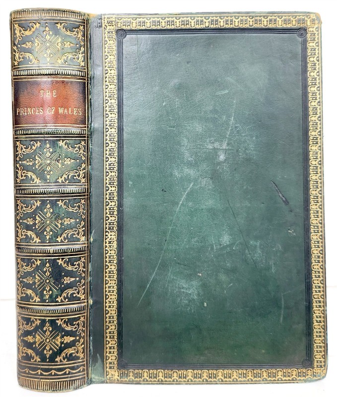 1860 THE BOOK of the PRINCES of WALES Heirs to the Crown of England antique