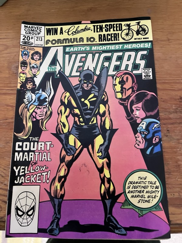 The Avengers #213 (1981) UK Price Variant - Key Issue: Court-Martial Marvel