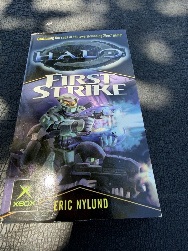 Halo First Strike Eric Nylund 2003 First Edition Sci-Fi Del Rey Paperback PB