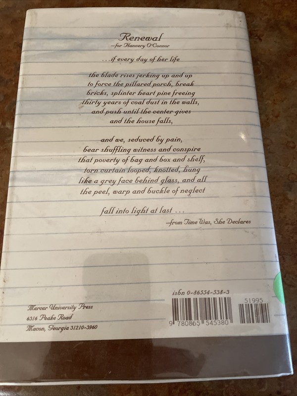 Time Was, She Declares Selected Poems Adrienne Bond 1996 Mercer University Press gallery