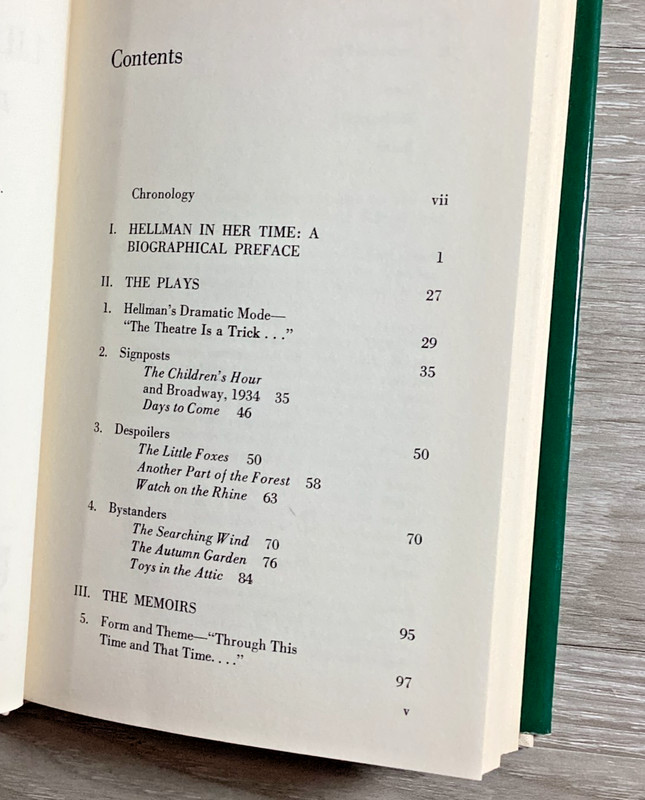 Lillian Hellman Doris V Falk HC 1st Ed 1978 Modern Literature Monograph Bio gallery