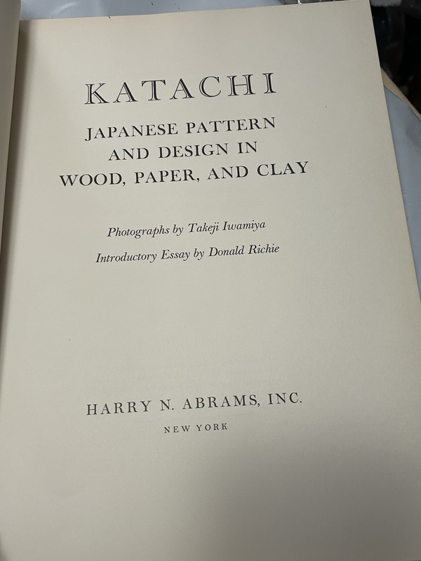 KATACHI: Japanese Pattern and Design bY Takeji Iwamiya HC Coffee Table Book gallery