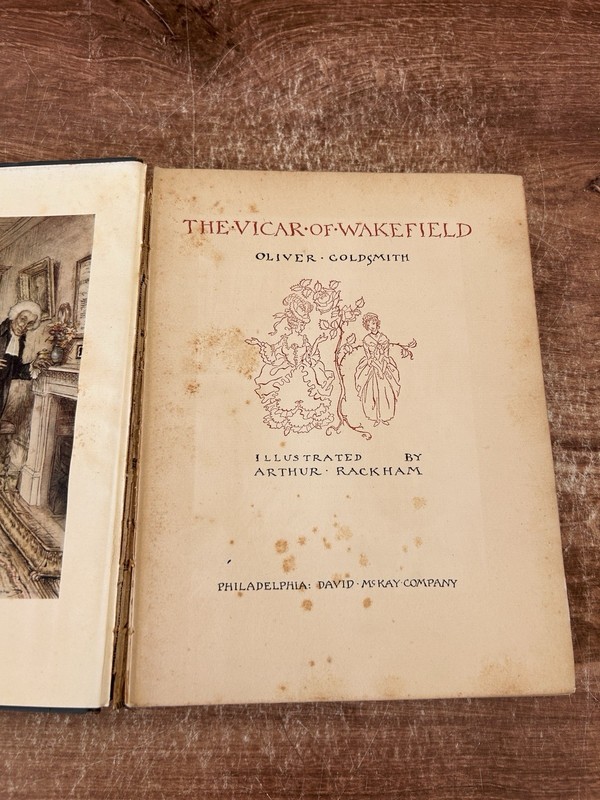 The Vicar Of Wakefield, 1st Rackham Edition 1929, Oliver Goldsmith, Illustrated gallery