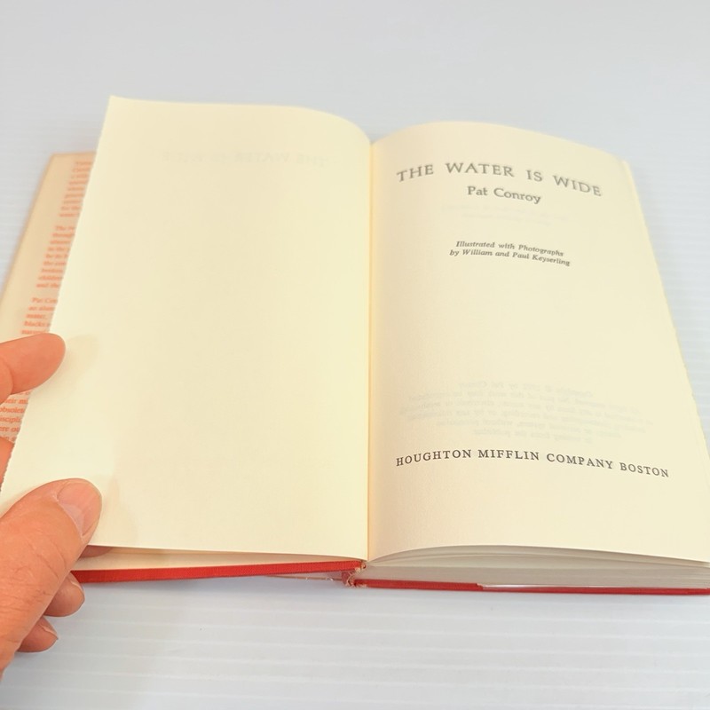 Pat Conroy The Water Is Wide HCDJ Very Early Printing 1972 gallery