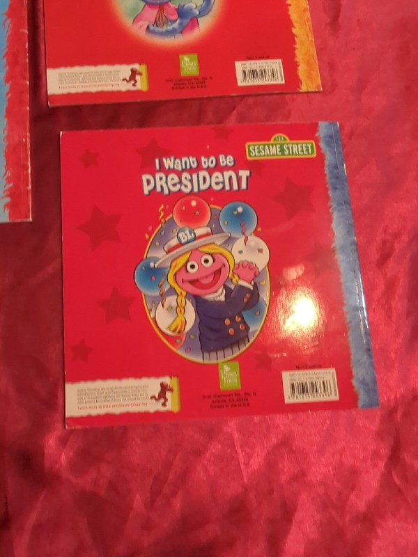 Lot Of 5 123 Kids Books Sesame Street Children's Zoe Big Bird Ernie Elmo Rare gallery