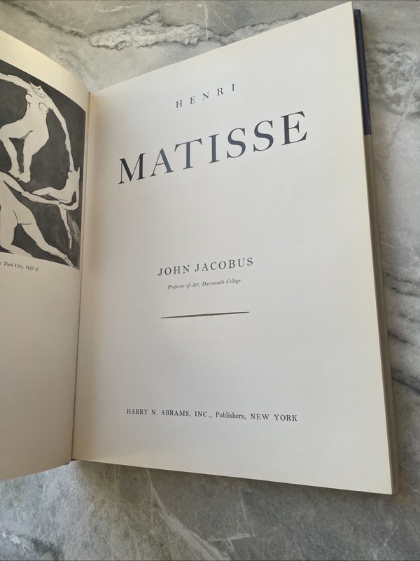 Henri Matisse HC John M. Jacobus gallery