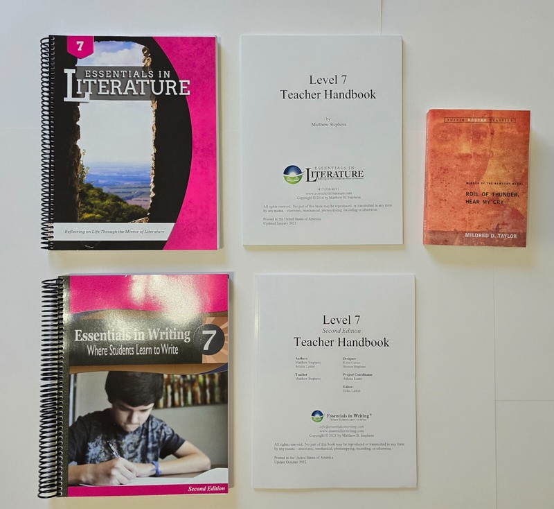 Essentials in WRITING and LITERATURE Level 7 Bundle W/Online Video Subscription