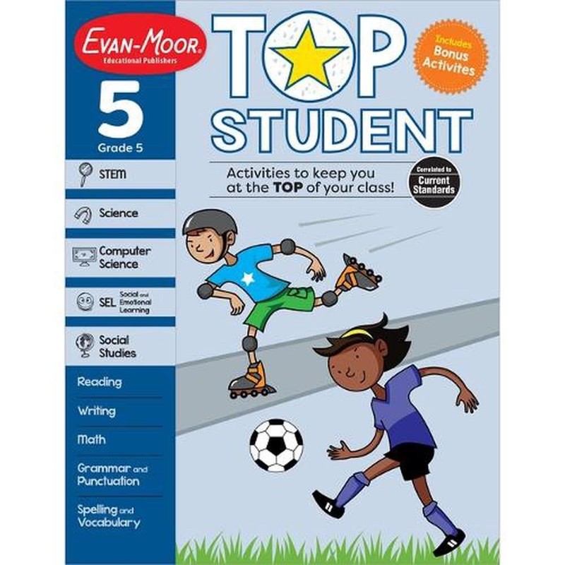 Top Student, Grade 5 by Evan-Moor Educational Publishers (English) Paperback Boo