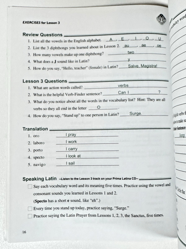 Prima Latina 2nd Ed Student Book & Teacher Manual + 3 DVD Set Leigh Lowe Memoria gallery