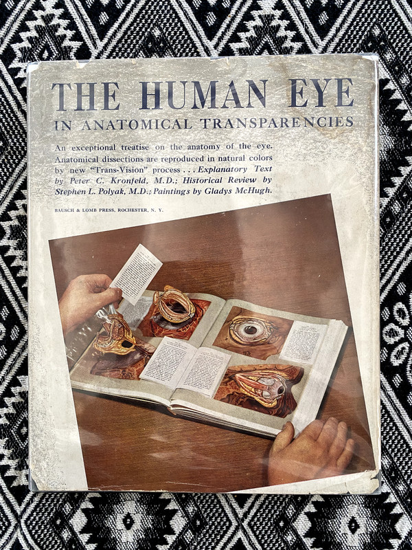 The Human Eye in Anatomical Transparencies 34 Color Overlays 1944 Bausch & Lomb