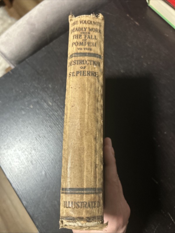 The Volcano’s Deadly Work Antique Book Fall Of Pompeii gallery