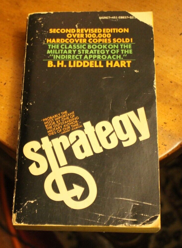Strategy ~ B.H. Liddell Hart ~ 1974 Signet PB 3PR