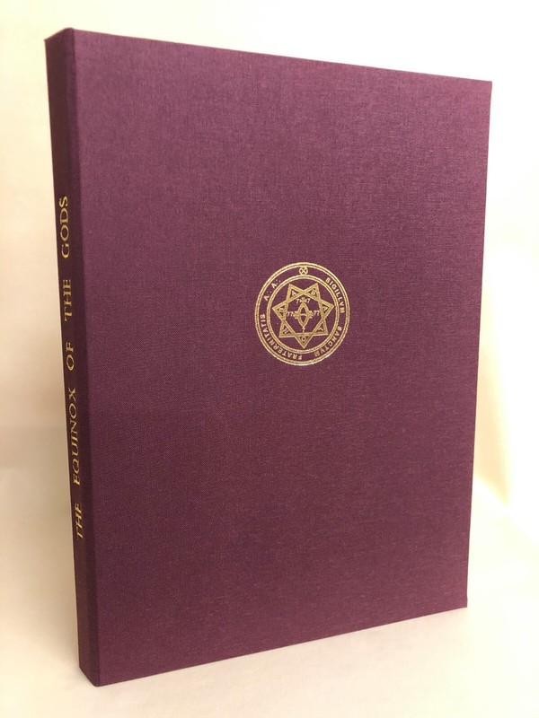 Aleister Crowley The Equinox of the Gods cloth hardback 1936 facsimile O.T.O.