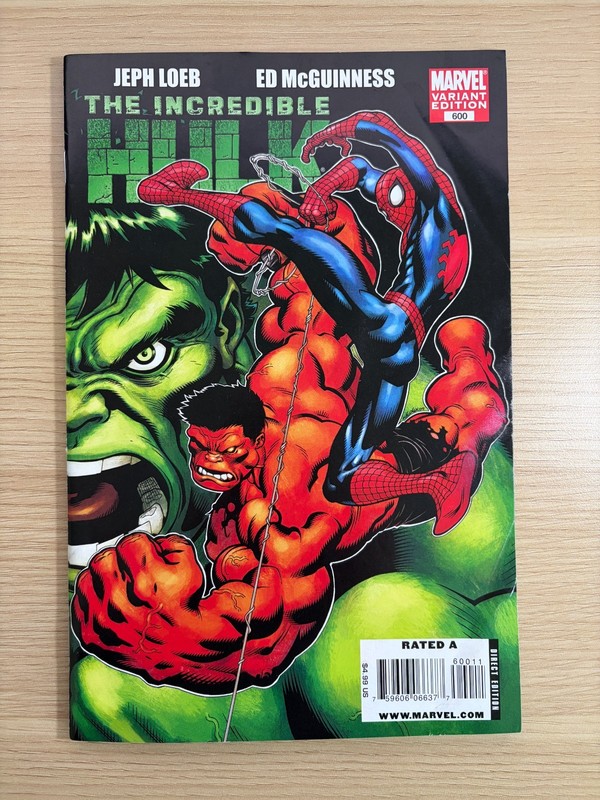 Incredible Hulk #600 Vintage Marvel Comic Incredible Hulk MCU Cover Crease