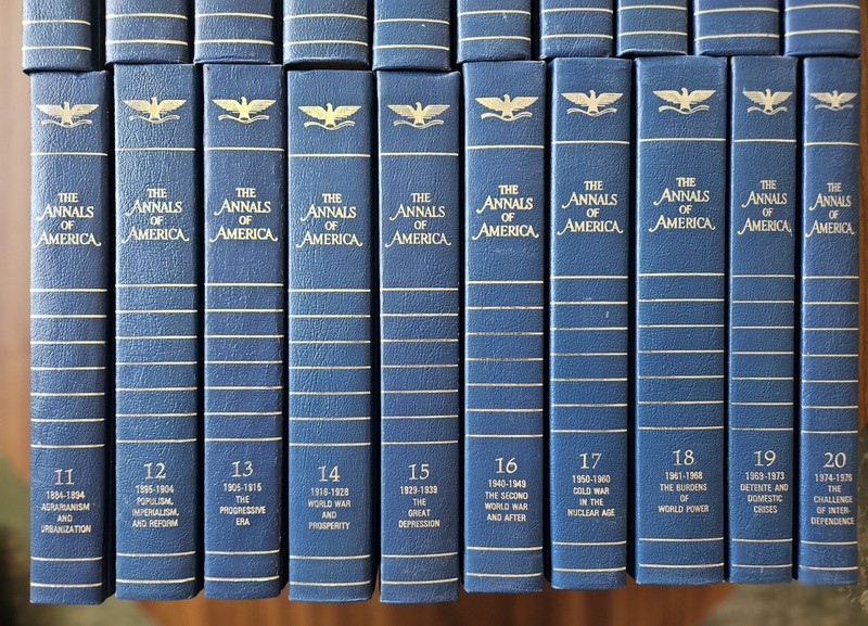 The Annals of America Complete 20 Vol Set + Introduction 1976 Britannica HC gallery