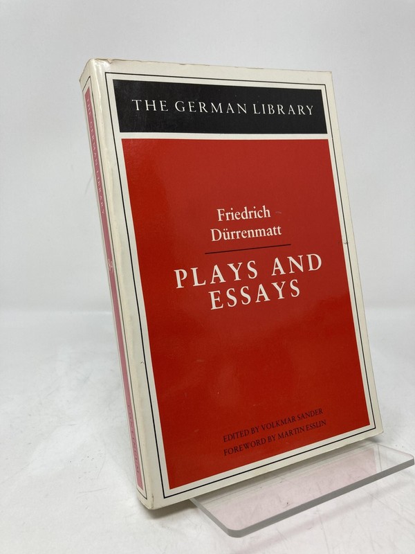 Plays and Essays Friedrich Durrenmatt by Martin First 1st Edition LN PB 1982