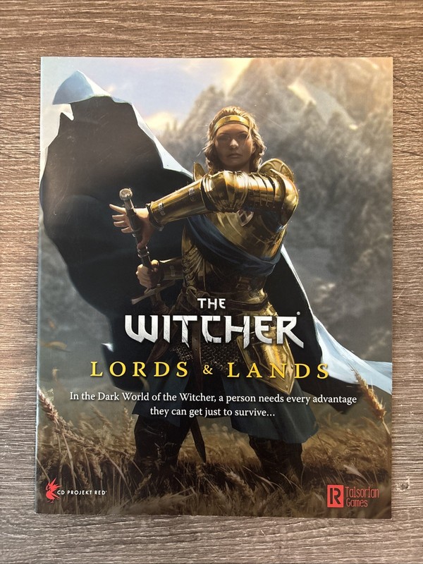 The Witcher RPG – Lords and Lands Game Supplement And Narrators Screen