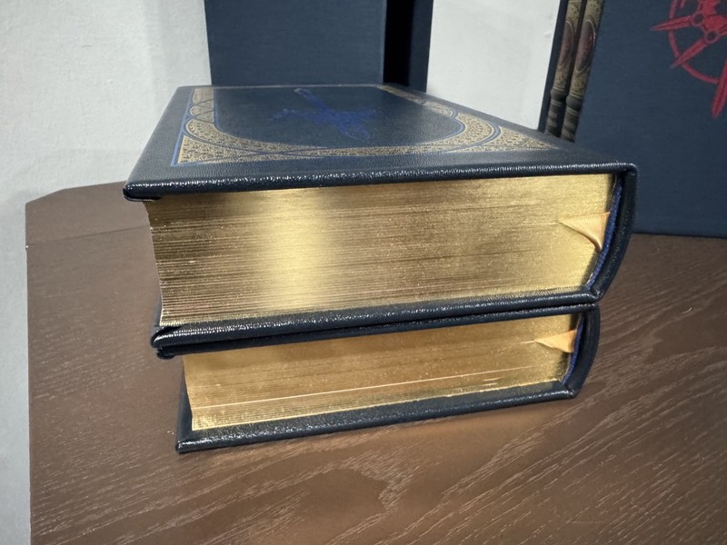 The Way of Kings and Words of Radiance, signed leatherbound editions gallery