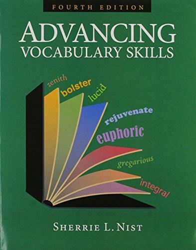 Advancing Vocabulary Skills – Paperback By Sherrie L. Nist – GOOD