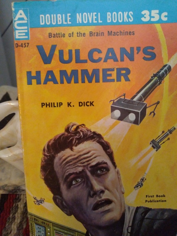 Vintage Vulcan’s Hammer Philip K Dick The Skynappers John Brunner Ace 1960 Sci-F