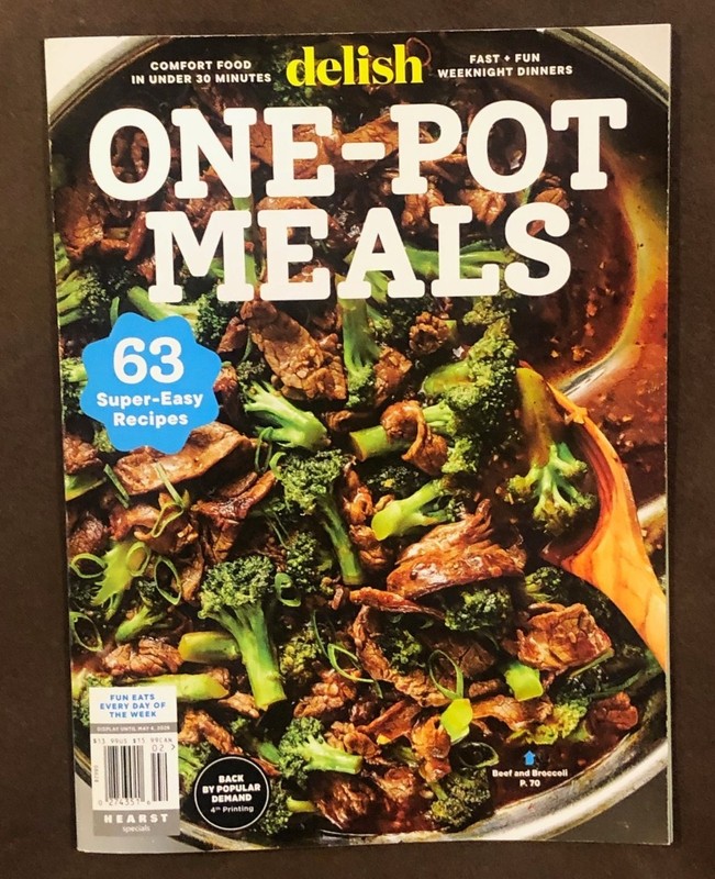 DELISH MAGAZINE ONE POT MEALS 2026 americas of home taste test kitchen