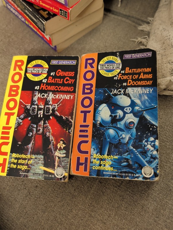 Robotech 1st Generation #1-6 set Paperback Set Lot. Jack McKinney