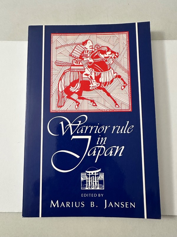 WARRIOR RULE IN JAPAN Softcover BOOK Marius Jansen 1st Edition – 1995!