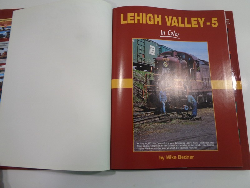 Lehigh Valley 5 in Color by Mike Bednar HBDJ Railroad Photography History gallery
