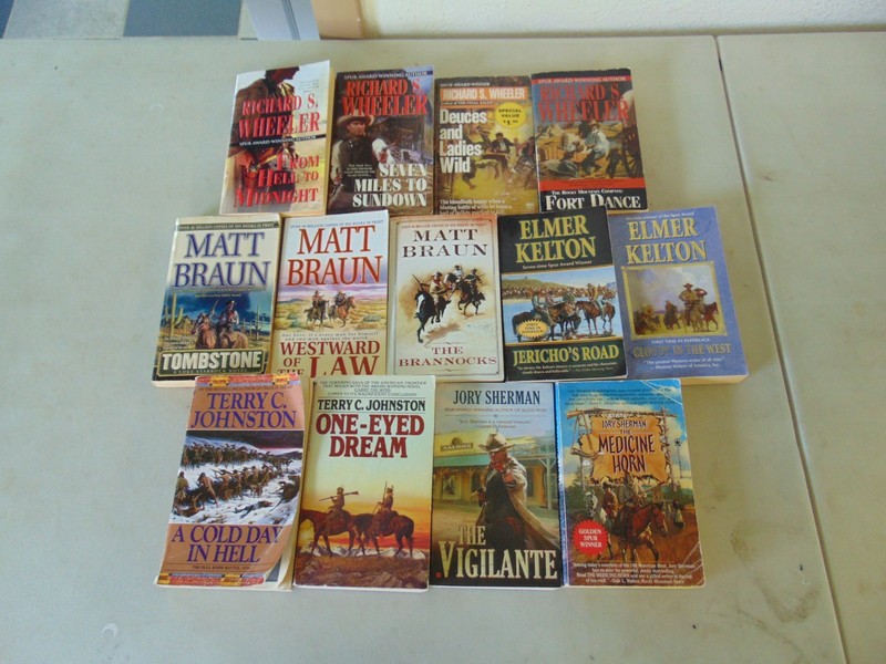 LOT OF 13 WESTERN PAPERBACK BOOKS #8