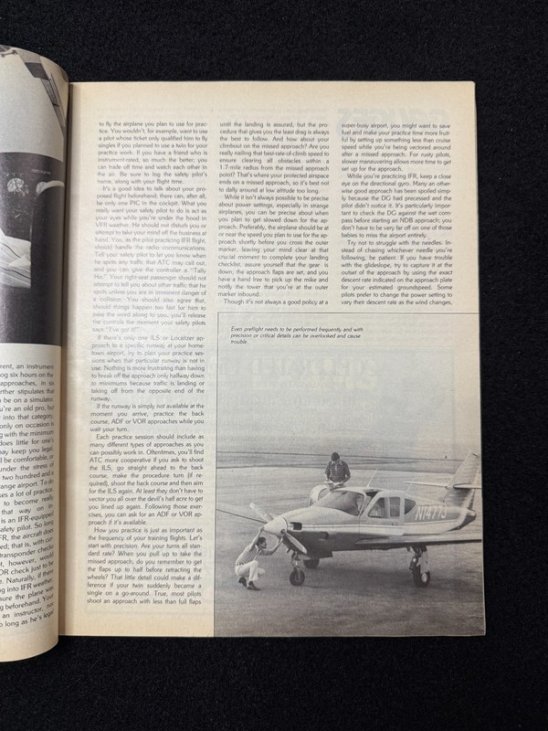 Plane & Pilot Magazine March 1980 Piper Saratoga Cessna Skymaster Navion Vintage gallery