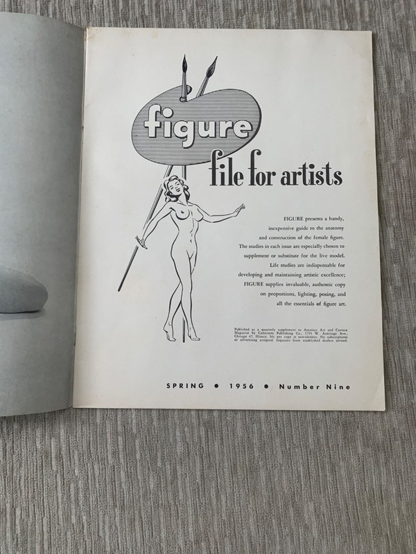 Figure Magazine Spring 1956 No. 9 File For Artists Bunny Yeager Pinup Models gallery