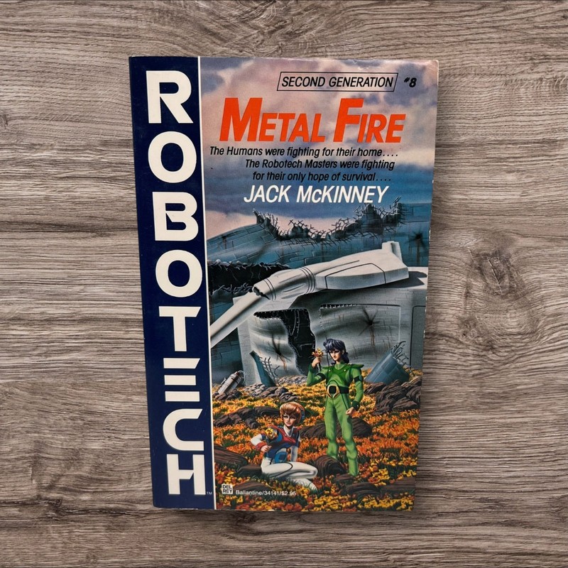 Robotech Metal Fire 2nd Generation #8 by Jack McKinney Del Rey 1987 1st print PB